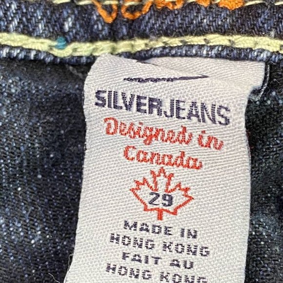 Silver Jeans Mirage Flare Wide Leg Jeans Women's Sz. 29 w/ 31.5" Inseam Low Rise - Picture 3 of 16